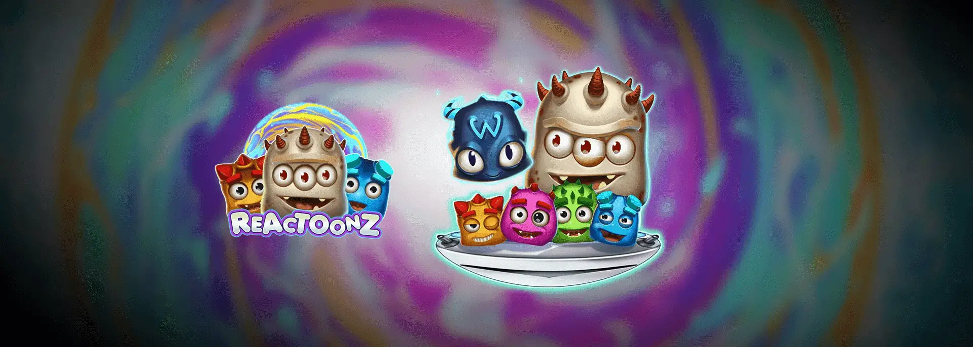 Alien creatures that serve as wild symbols in the Reactoonz free game.